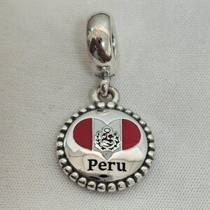 Pandora Peru Exclusive Charm Pendant, S925 Silver Jewelry